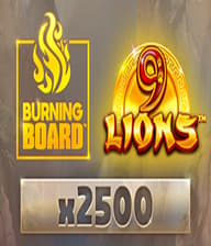 9 Lions Burning Board