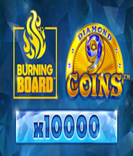 9 Coins Diamond Burning Board