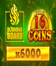 16 Coins Gold Burning Board